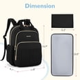thumbnail image 6 of Diaper Bag Backpack Large Baby Bag for Boys Girls Quilted Travel Diaper Backpack with Changing Pad, Stroller Straps, 6 of 6