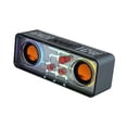 thumbnail image 4 of Altavoz Bluetooth Subwoofer Regalo de cumpleaños Soporte para tarjeta TF AUX LED Luz colorida Altavoz portátil para fiesta en casa Negro, 4 of 8