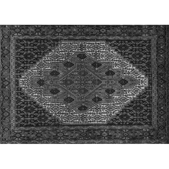 Ahgly Company Indoor Rectangle Persian Gray Traditional Area Rugs, 8' x 10'