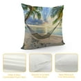 thumbnail image 4 of Orinice Palm Trees Decorative Throw Pillow Cover for Home Couch Living Room Bed Sofa 12x12in, 4 of 5