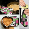 thumbnail image 5 of Yayeee Oven Mitts and Pot Holder Set of 2 Heat Resistant Kitchen Gloves Baking Hot Pad, Abstract Geometric, 5 of 5
