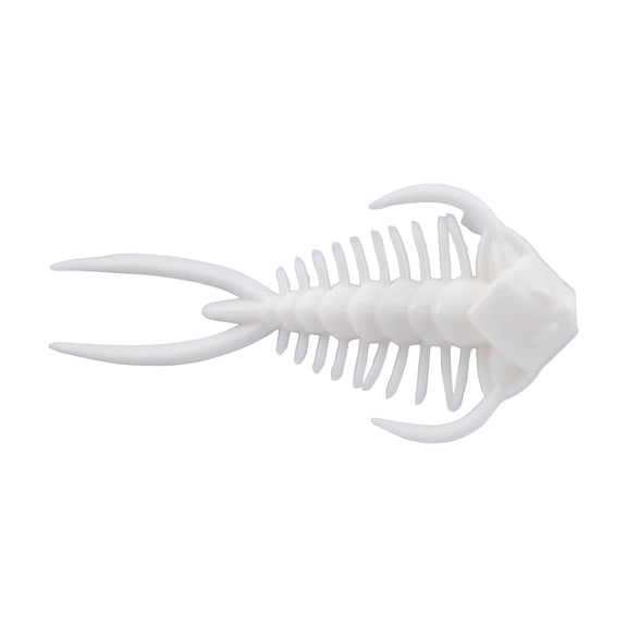 Berkley PowerBait® Trilobite, 1.5 in, Creatures, White (6 Count)