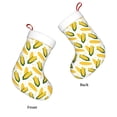 thumbnail image 3 of Yiaed Corn On The Cob Print Christmas Stockings, Christmas Stockings Hanging Ornaments, Christmas Stockings for Family Christmas Holiday Decorations, 3 of 7