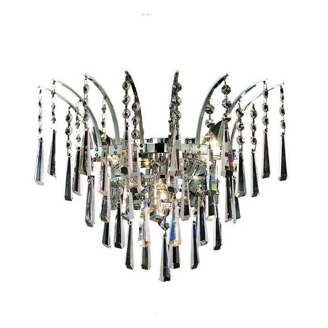 Elegant Lighting Victoria 16" 3 Spectres de Lumière Cristal Applique Murale