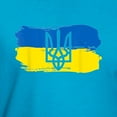 thumbnail image 3 of CafePress - I Stand With Ukraine Flag Emblem Map Patri T Shirt - Men's Fitted T-Shirt, 3 of 4