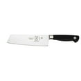 thumbnail image 5 of Mercer Culinary Genesis 7" Steel Nakiri Vegetable Knife, Black, 5 of 6