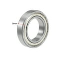 thumbnail image 3 of 6905Z Ball Bearing 25x42x9mm Single Shielded Chrome Steel Bearings 5pcs, 3 of 5