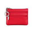 thumbnail image 1 of Womens Slim Coin Purse Faux Leather Wallet RFID Credit Card Holder Mini Front Pocket Wallet Coin Purse with Keychain for Daily Using, 1 of 7
