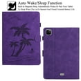 thumbnail image 2 of Artyond 2024 iPad Pro 11 Inch Case M4 5th Generation, Premium PU Leather with Auto Sleep/Wake Card Slots Multi-angle Viewing Stand Case for iPad Pro 11 Inch M4 (5th Generation) 2024 Release, Purple, 2 of 7