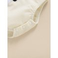 thumbnail image 7 of Hirigin Newborn Baby Boy Corduroy Overalls Sleeveless Dinosaur Embroidery Romper 0 3 6 9 12 Months Cute Summer Clothes, 7 of 7