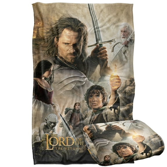 The Lord of The Rings Blanket, 36'x58' Return of The King Poster Silky Touch Super Soft Throw Blanket