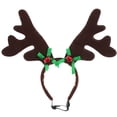 thumbnail image 1 of Cabeza de navidad para mascotas Decoración del perro del aro Diadema linda Decoración Bowknot para el Festival de Navidad (Patrón de Bowknot verde), 1 of 6