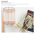thumbnail image 3 of Miangastore Heart Shape Desktop Pen Container Metal Craft Makeup Brush Pot Nordic Style Pen Holder, 3 of 7