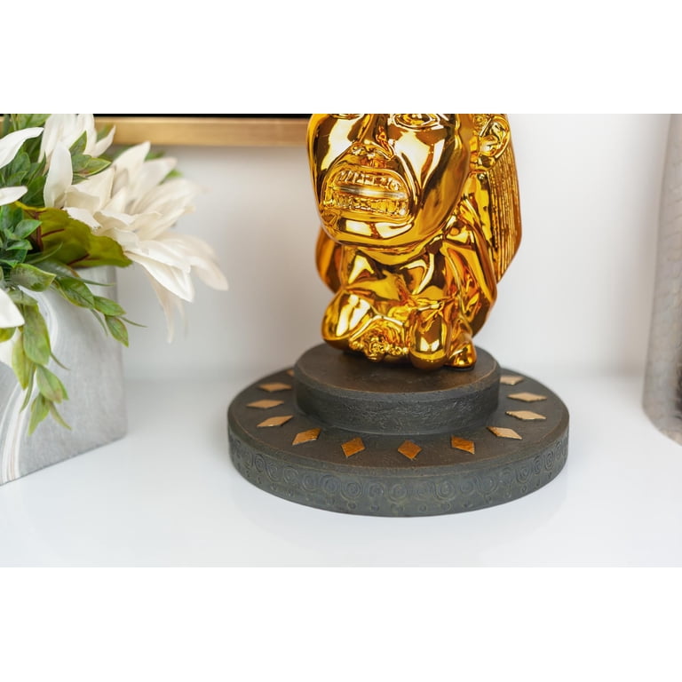 Chachapoyan Golden Fertility Idol Replica - Full Scale 8 Inch, Antique Gold Finish (Raiders Of The Lost Ark)