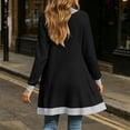 thumbnail image 4 of yillto Womens Cardigan Sweaters Oversized Baggy Open Front Long Sleeve Ribbed Knit Outwear Cardigans, 4 of 5