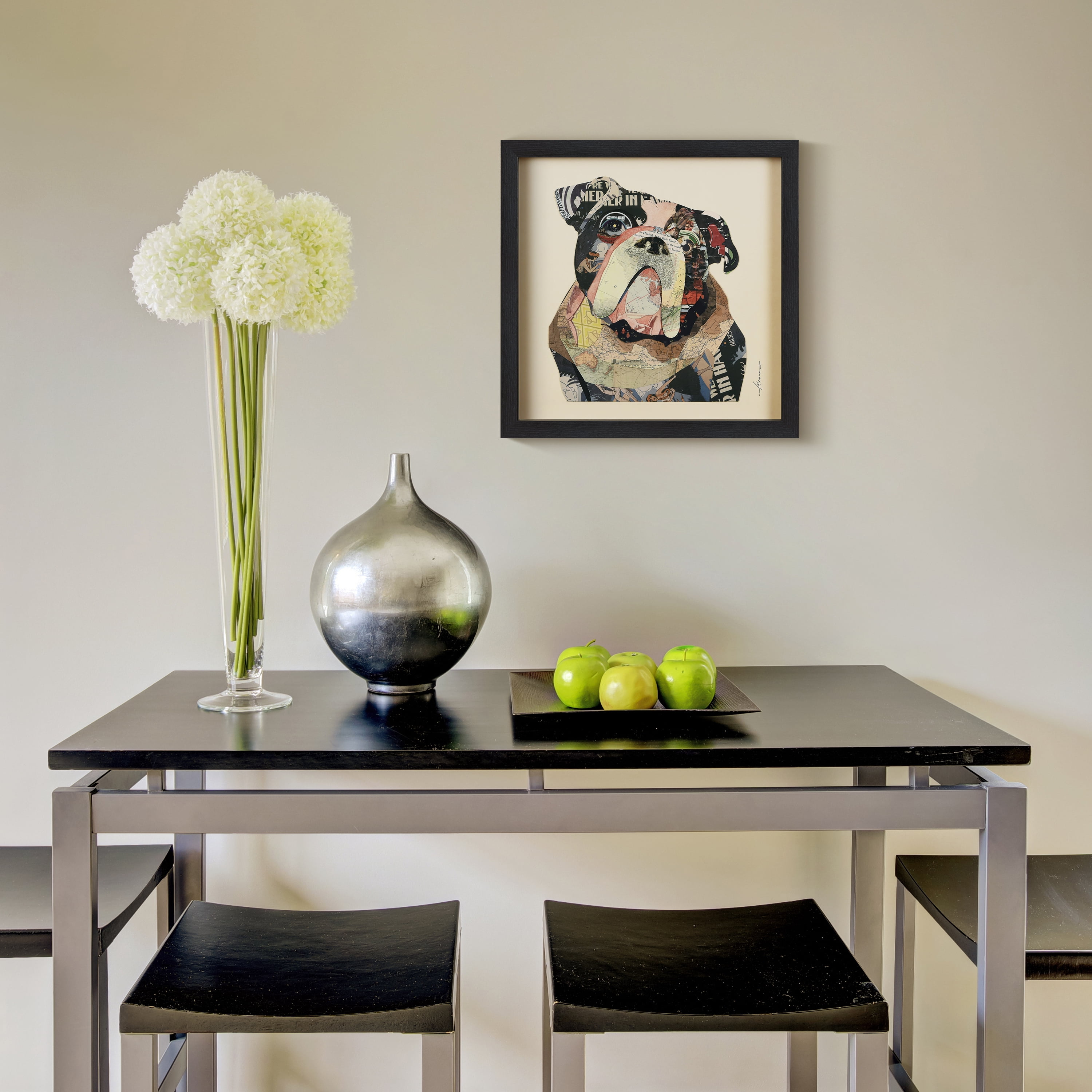 Empire Art Graphic Dog Framed Art Prints, Set of 3, by Alex Zeng