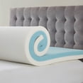 thumbnail image 3 of Gracie Mills Vince 4-Inch Gel Memory Foam Mattress Topper with Cover - GRACE-7511, 3 of 4