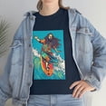 thumbnail image 7 of Surfing Jesus Love Kindness Vacation Unisex Heavy Cotton Tee, 7 of 7