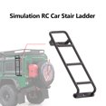 thumbnail image 4 of Ladder RC Car Stairs Ladder Mini Metal Simulation 3-level Ladder Decorate for Traxxas -4 RC Crawler Truck, 4 of 7