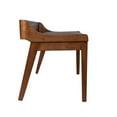 thumbnail image 3 of Bowery Hill Modern / Contemporary Dining Bench Chestnut Wire-Brush, 3 of 8