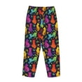 thumbnail image 5 of Xecao Colorful Cats Women's Straight Lounge Pajama Pants: The Epitome of Relaxed Sleepwear, 5 of 9