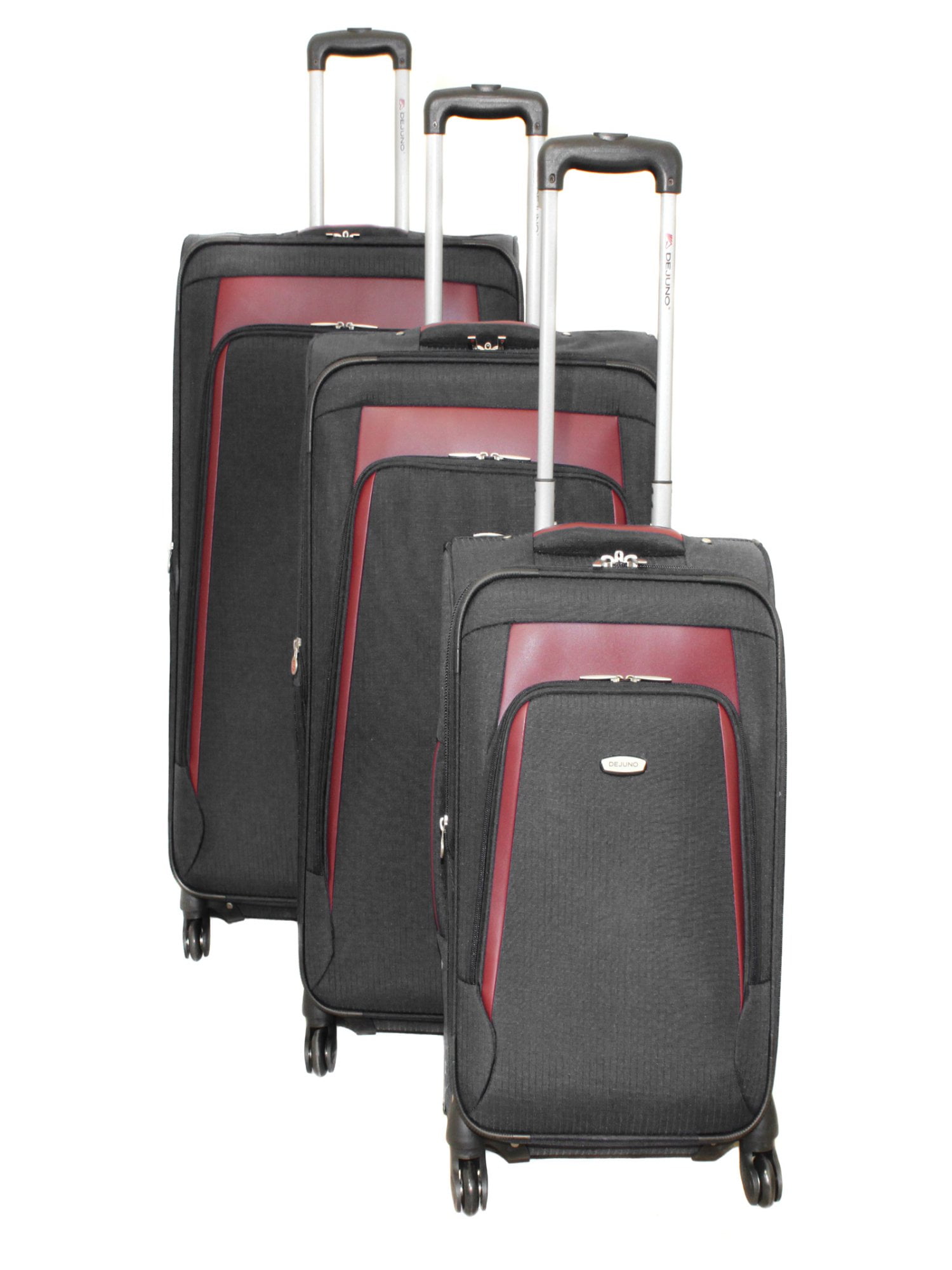 Dejuno Conductor 3 Piece Expandable Spinner Luggage Set