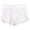 White, variant on Sngxgn Womens Drawstring Shorts Summer Elastic Waist Casual Lightweight with Pockets(Purple,L)