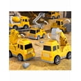 thumbnail image 4 of Vehículo De Juguete De Ingeniería Xtellar amarillo 7 En 1 Con Juego De Mapas, 4 of 5