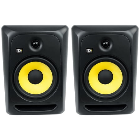 (2) KRK CL8G3 CLASSIC 8" Studio Monitors Active Powered Bi-Amped 2-Way Speakers