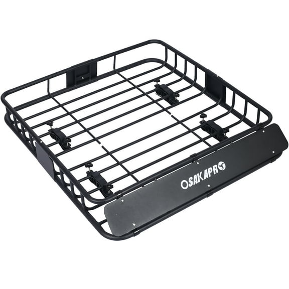 Rooftop Cargo Carrier Basket Motoring Roof Rack,Top Mount Roof Rack 43 black steel