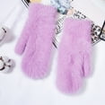 thumbnail image 3 of Women's Winter Gloves - Women's Fuzzy Gloves, 3 of 8