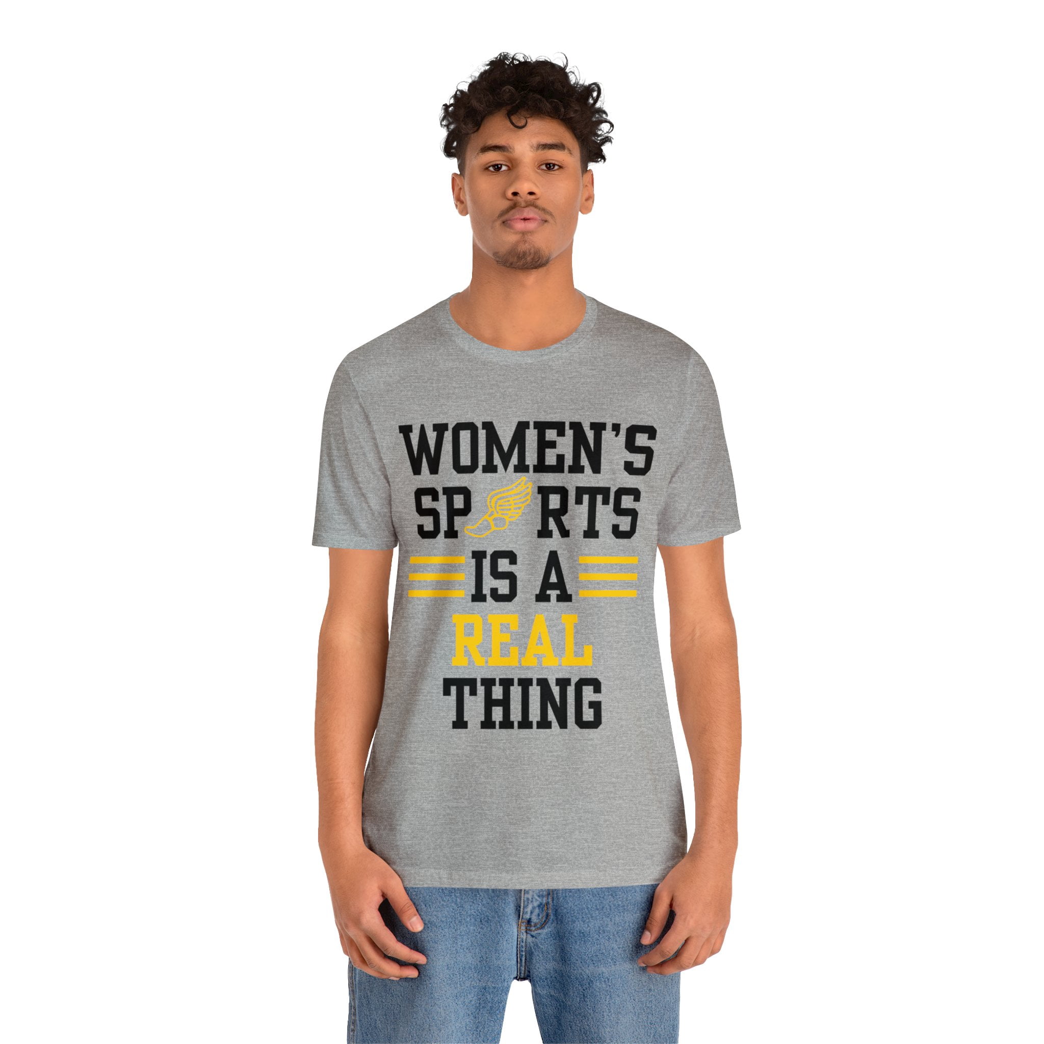 DJH Apparel | Women's Sports Is A Real Thing Track & Field Unisex Tshirt
