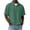 Green, variant on Short Sleeve Tops for Men Corduroy Knit Turn-Down Collar Henley Tee Shirt Solid Color Casual Summer T-shirts (XL, Gray)