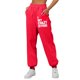 thumbnail image 1 of Gibobby Pantalones deportivos para mujeres Pantalones de chándal con forro polar para mujer, pantalones anchos y rectos (Rojo,M), 1 of 3