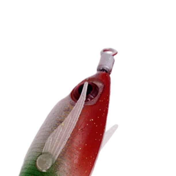 Lot De 4 Leurres De Pêche Wondersee - Appâts Souples Et Durs - Calmar Et Poissons