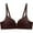 Coffee, variant on Xixinqiwan Women Bras Plus Size,No Underwire Wireless Bralettes Push Up Bra Underwear Everyday Comfort Smoothing for Women