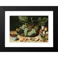 thumbnail image 2 of Jan Soreau 18x13 Black Modern Framed Museum Art Print Titled - Still Life with Fruit and Flowers, 2 of 5