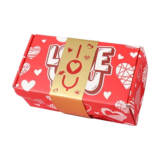 Makeup Bags Surprise Gift Box Explosion For Money Unique Folding Bouncing Red Envelope Cash Explosion Gift Box For Birthday Anniversary Valentine Proposal 6 Bounces