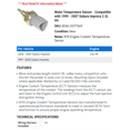 thumbnail image 2 of Water Temperature Sensor - Compatible with 1999 - 2007 Subaru Impreza 2.5L H4 2000 2001 2002 2003 2004 2005 2006, 2 of 2