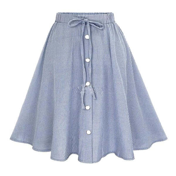 Knee length skirts casual Clearance