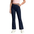 thumbnail image 5 of WERYOUNG School Uniform For Girls Elastic Waist Solid Color Wide Leg Trousers Kids Girls Loose Fit Back To School Pants 6-7 Years, 5 of 5