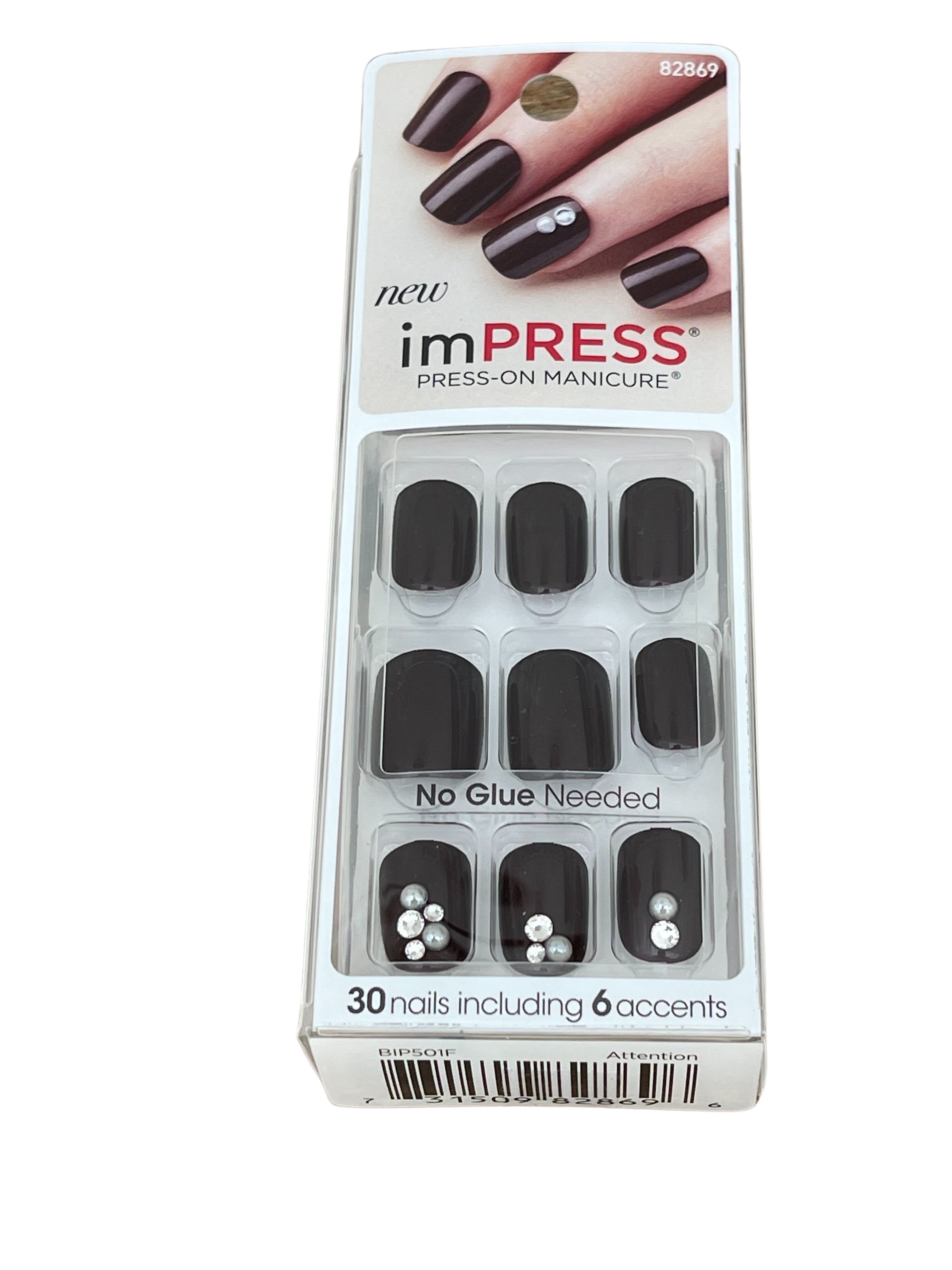 Impress Press-on Nails Gel Manicure - Attention BIPA501F