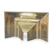 Dayton 180 deg U Reflector,3 Pieces,Hardware 5VD84