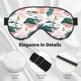 thumbnail image 4 of Xecao Hawaii Palms for Soft Fluffy Sleeping Blindfold, Nap eye cover tailored for the utmost comfort for girls, women, kids, and adults., 4 of 7