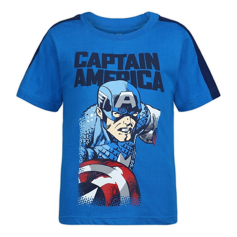 Long Sleeve Amazon Captain America Kids Shirt Marvel Avengers Boys