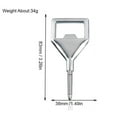 thumbnail image 2 of Halloween Clearance! Kitchen Tools Metal Stainless Steel Opener DIY Metal Cube Multiple Colors Available (Black), 2 of 3