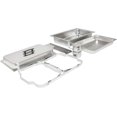 thumbnail image 7 of TrueCraftware- 8 Qt. Full Size Stainless Steel Folding Stand Chafing Dish Complete Set- Food Warmer Chafers and Buffet Warmer Sets for Catering Event Party Holiday Buffet Weddings Catering Events, 7 of 7