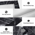 thumbnail image 5 of Black Marble Outdoor Rug 5x7 Ft, Non Slip Washable Area Rug, Vintage Minimalism White Abstract Texture Patio Rugs Carpet Runner, Large Floor Mat for Indoor/Outdoor Deck Porch Camping, 5 of 8