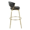 thumbnail image 5 of LumiSource Jie 30" Fixed-Height Barstool - Set of 2, 5 of 6