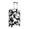 thumbnail image 3 of Xecao Seamless Pattern Cute Panda print Elastic Luggage Cover, with double-sided print , is perfect for travel, business, and daily use, 3 of 9